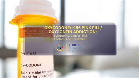 Oxycodone Addiction K Pink Pill Oxycontin Symptoms Causes Risk