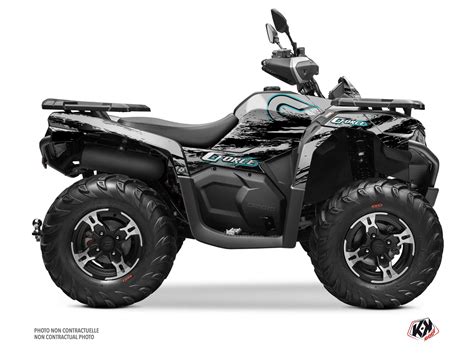 Cf Moto Atv Splatter Graphic Kit Grey Kutvek