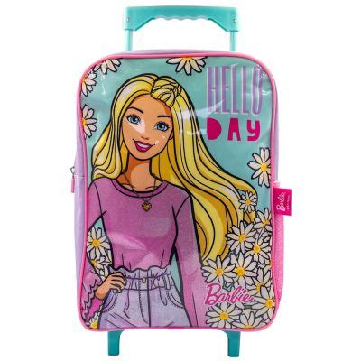 Set Mochila Con Ruedas Lonchera Cartuchera Barbie Tottus Per