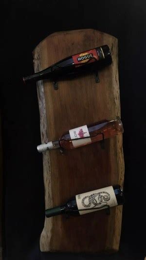 3 Bottle Handmade Wine Rack | Freshwater Farms of Ohio