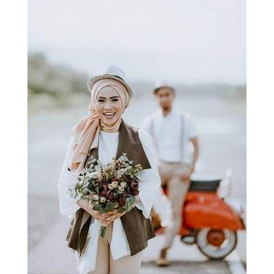 Detail Contoh Foto Prewedding Hijab Koleksi Nomer