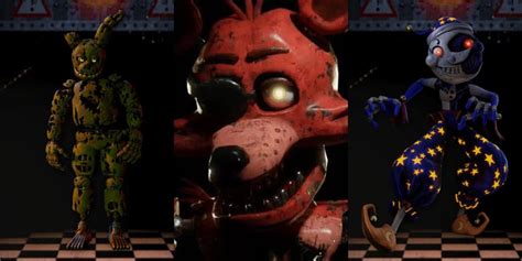 Five Nights At Freddys 10 Scariest Animatronics