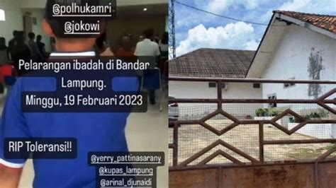 Viral Pengakuan Ketua Rt Bubarkan Ibadah Gereja Di Lampung Bantah