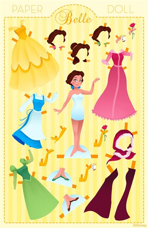 Disney Princess Paper Dolls Printable