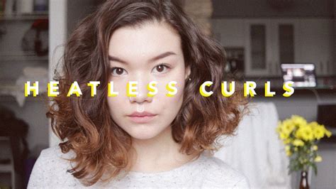 Overnight Heatless Curls Hair Tutorial Youtube