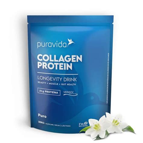 Collagen Protein G Pura Vida Col Geno Magazine Luiza