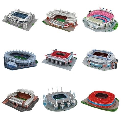 Jual Miniatur Mini Stadion Sepakbola D Puzzle Klub Eropa Miniatur