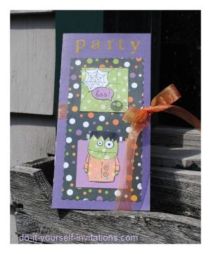 Make DIY Halloween Party Invitations