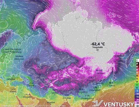 Arctic Blast Brings Lowest Temperatures In Decades To Siberia Cold