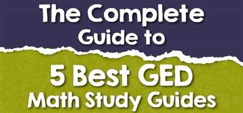 The Complete Guide To Best Ged Math Study Guides Effortless Math