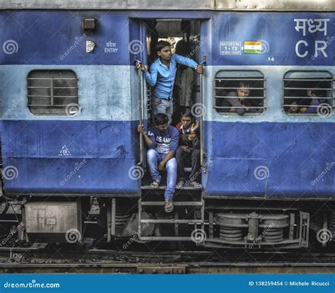 Sleeper Class Train In India Full Of Poor People Editorial Stock Image