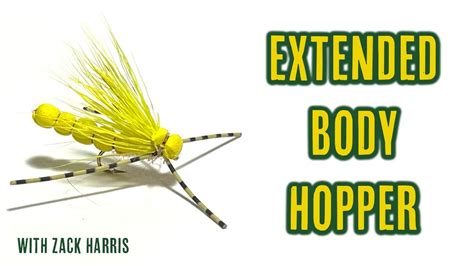 Extended Body Foam Hopper Fly Tying Tutorial With Zack Harris