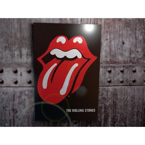 Placa Decorativa Rolling Stones Em Mdf 6mm Alto Brilho Shopee Brasil