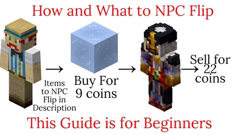 How And What To Npc Flip In Hypixel Skyblock Youtube