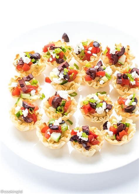 Mediterranean Phyllo Cups Cooking Lsl