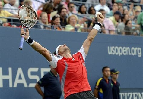 U.S. Open: David Ferrer outlasts Janko Tipsarevic in fifth-set tiebreaker to advance to ...