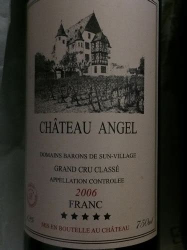 2014 Barons de Rothschild Lafite Château Angel Grand Cru Classé