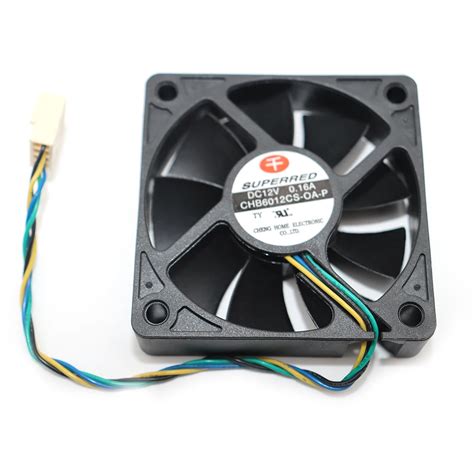 DC-12V-0-16A-CHB6012CS-OA-P-4Wires-PMW-6015-6CM-Fan-60x60x15MM ...