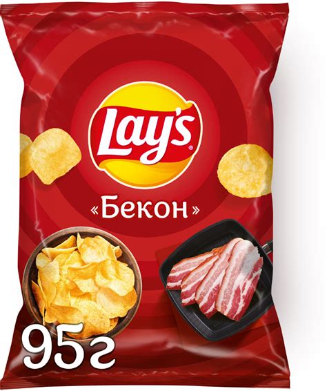 Чипсы Lay's картофельные, бекон, 81 г — купить в интернет-магазине по ...