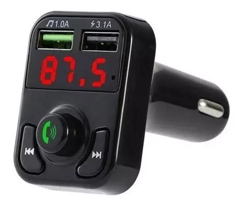 Transmisor Bluetooth Receptor Fm Para Auto Manos Libres Auto Mercadolibre