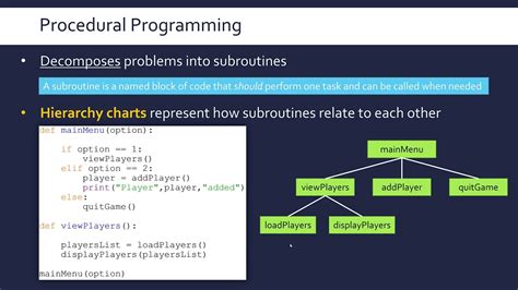 Procedural Oriented Programming Youtube