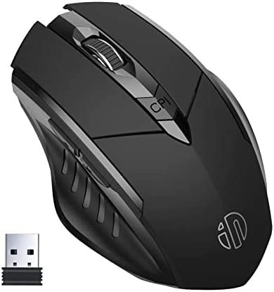 Inphic Souris Sans Fil Souris Optique Ergonomique Sans Fil