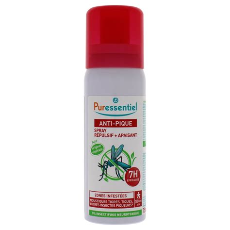 Puressentiel Anti Sting Spray Mosquito Repellent Skin Protectant