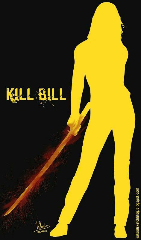 Kbill Fan Art Kill Bill Movie Artwork Cult Movie Art