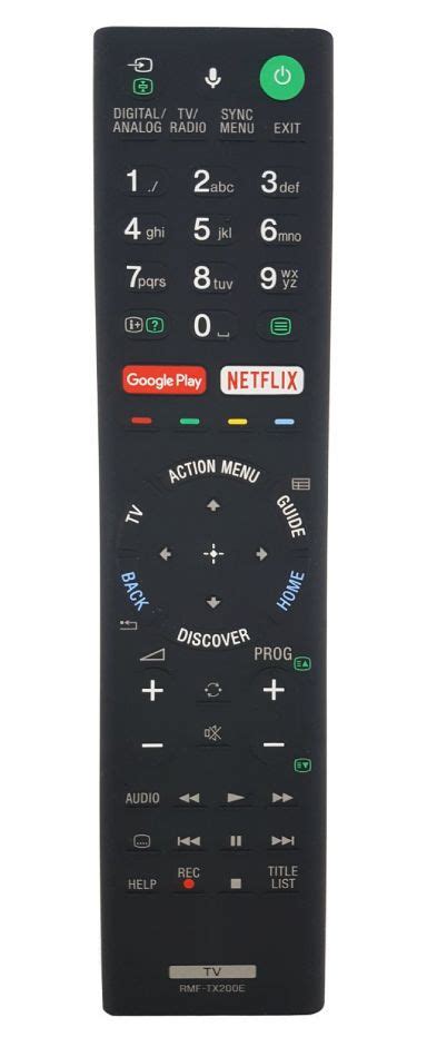 Sony Rmf Tx E Radio Bt Replacement Remote Control With Voice