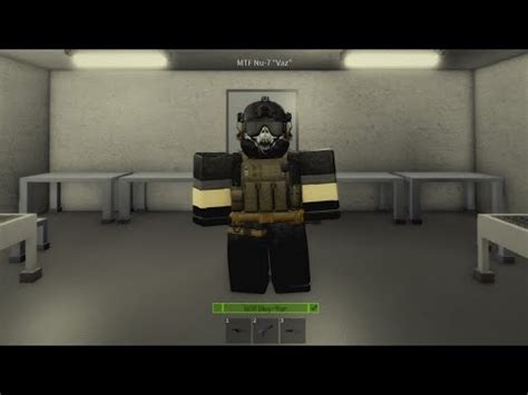 Roblox SCP Overlord MTF Nu 7 Vaz Avatar Build YouTube