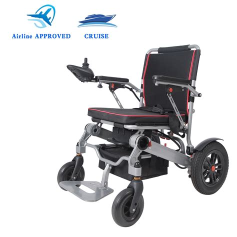 Foldable Electric Wheelchair Compact Portable Airline Approved For Adults Seniors Power