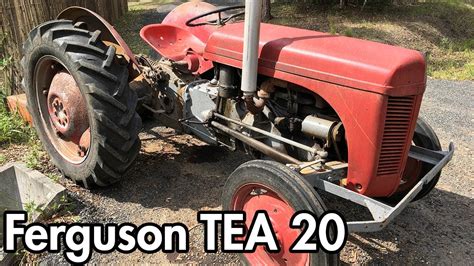 1954 Ferguson Tea 20 Performance Test Youtube