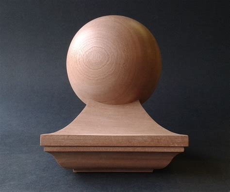 Mahogany Ball Newel Cap Neil Fyffeneil Fyffe