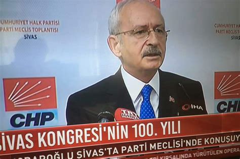 Chp Genel Ba Kan K L Daro Lu Sivastan Be Maddeyle Seslendi