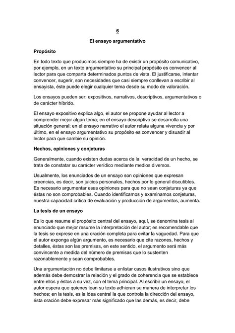 Ensayo Argumentativo Pdf Descarga Gratuita