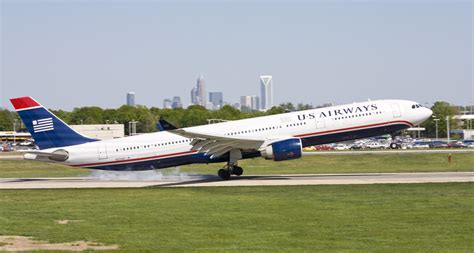 Us Airways A330 300 Twin Jet N274ay Landing At Charlotte Flickr