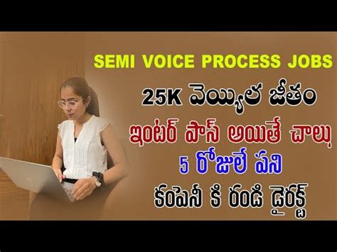 Semi Voice Process Job Openings In Hyderabad Freshers Jobs In