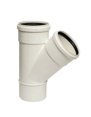 Injerto 45º MH PVC insonorizado AR blanco Molecor Pereda