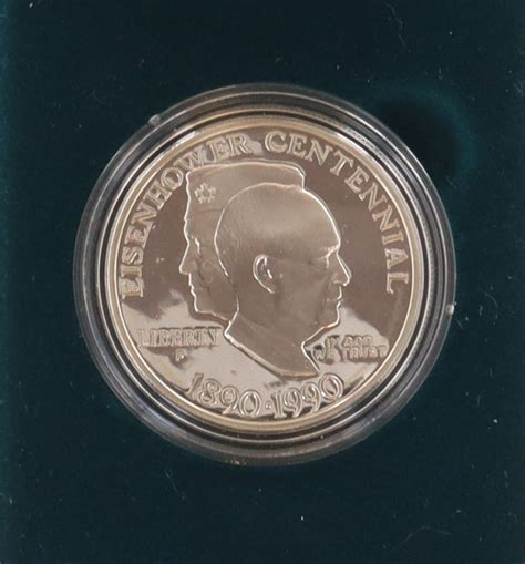 United States Eisenhower Centennial Silver Dollar Pristine Auction