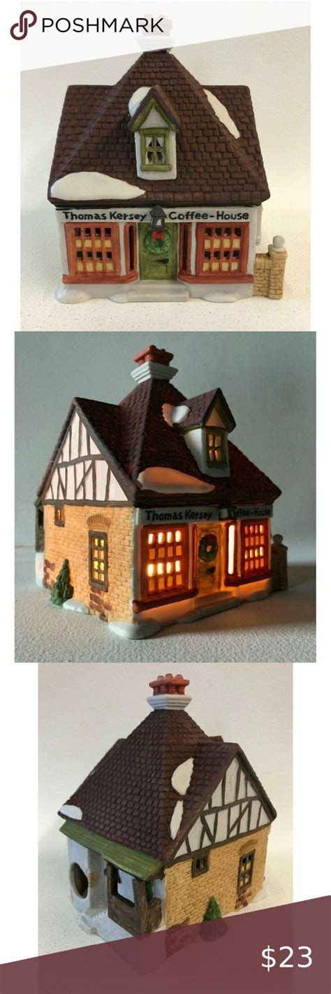 Department 56 Thomas Kersey Coffee House Heritage Dickens Village Boxed 65072