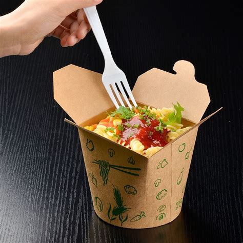 Round Kraft Paper Noodle Box Buy Paper Noodle Box Noodle Box Product On Food Packaging