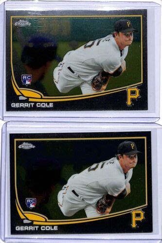 2 Lot 2013 Topps Chrome Gerrit Cole Rookie Card RC 210 Pirates EBay