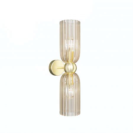 Maytoni Wandleuchte Antic 2 Flammig Glas Gold Transparent Leuchten