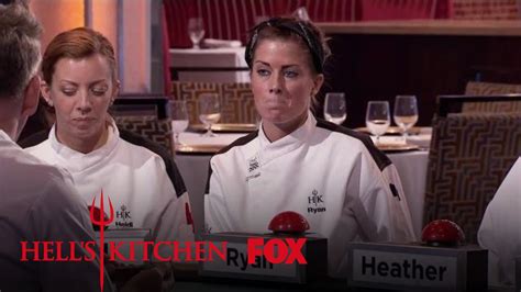 Season 16 Ryan Ryan Struggles Picking Her Ingredients Season 16 Ep 14 Hell S Kitchen Youtube