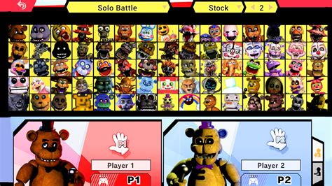 Fnaf Smash Selection Screen By Toxiingames On Deviantart