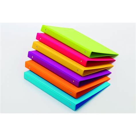 Carpeta Folio Pvc Anillas Mm Color Fun Colores Surtidos Folder