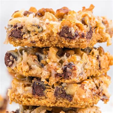 Seven Layer Magic Bars Recipe Belle Of The Kitchen