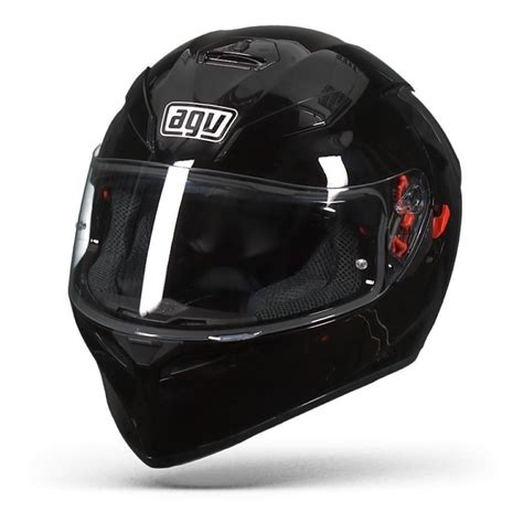 Casco Integral AGV K3 SV Solid Negro Brillo TALLE XL