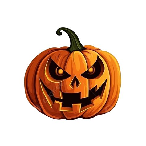 Cartoon Halloween Pumpkin The Shadow Of The Pumpkin Carved A Ghost