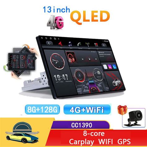 Магнитола 1 DIN 8GB /128GB Универсальная 13 дюймов/Cool car/8-core ...